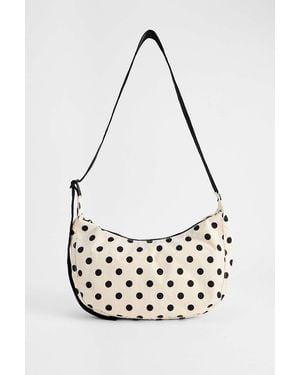 BAGGU Medium Crescent Bag - White