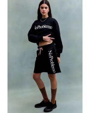 No Problemo Black Logo Shorts