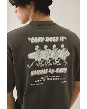 Katin Bones Graphic Boxy Fit Tee - Grey