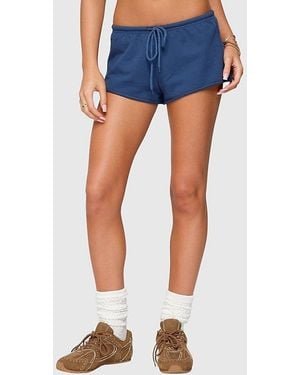 Edikted Leeroy French Terry Shorts - Blue