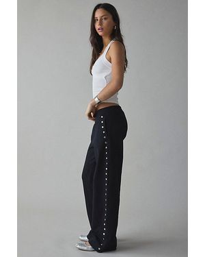 Motel Lark Studded Loose Fit Jogger Sweatpant - Grey