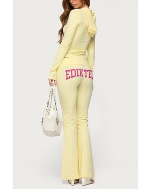 Edikted Honey Foldover Leggings - Yellow