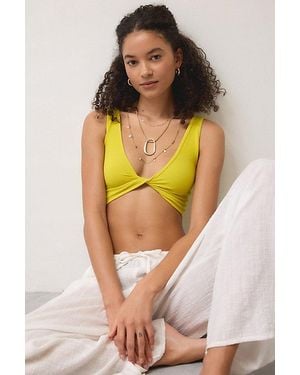 Out From Under Wrap It Up Seamless Reversible Bra Top - Orange