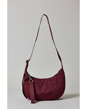 BAGGU Medium Nylon Crescent Bag - Red