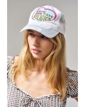 True Religion J'adore Mon Trucker Cap - Blue