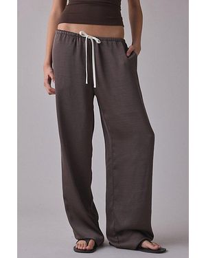 Lioness Femme Satin Pants - Black