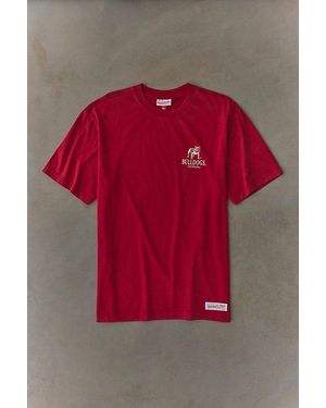 Mitchell & Ness Ncaa Essential Team Graphic Tee - Red