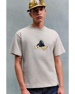 X-Large Stone Nu Age Logo T-shirt - Grey
