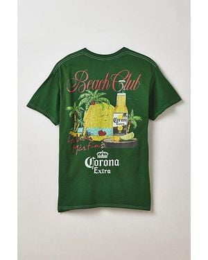 Urban Outfitters Corona Beach Club Graphic Tee - Green