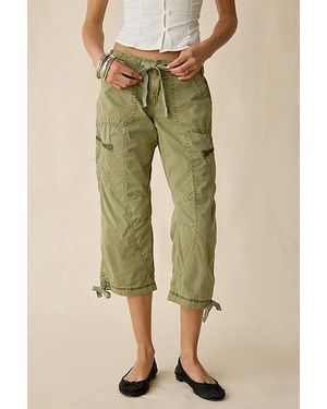 BDG Sidekick Crop Cotton Utility Pants - Green