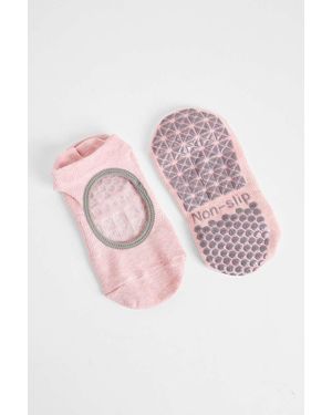 Out From Under Non-slip Pilates Cut Out Socks - Pink