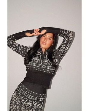 Vitaly Baselayer Henley Top - Black