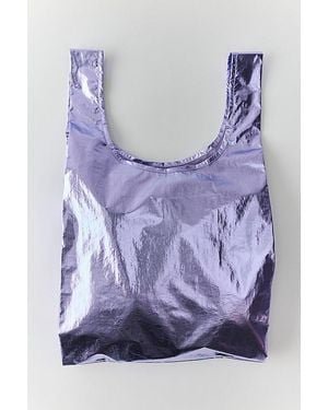 BAGGU Metallic Standard Reusable Tote Bag - Purple