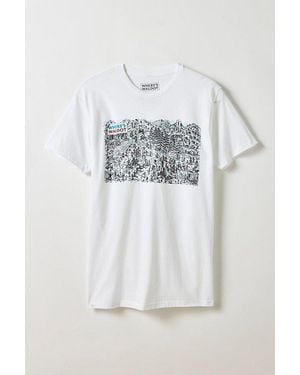 Urban Outfitters Where's Waldo Ski Graphic Tee - White