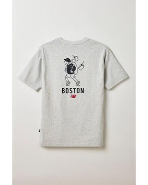 New Balance Boston Graphic Tee - Gray
