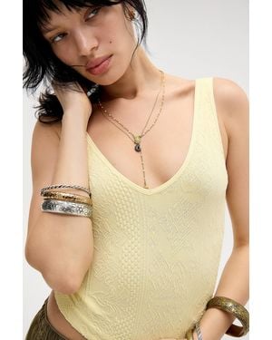 Out From Under Textured Easy V Seamless Cami - Natural