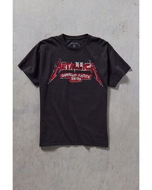 Urban Outfitters Metallica Vintage Tour Graphic Tee - Black