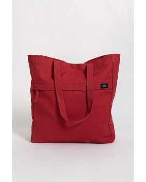 Terra Thread Organic Cotton Multi Pocket Canvas Tote - Red
