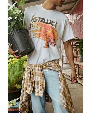 Urban Outfitters Metallica Tour Graphic Tee - White