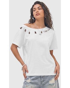 AELFRIC EDEN Mini Dachshund Tee - White