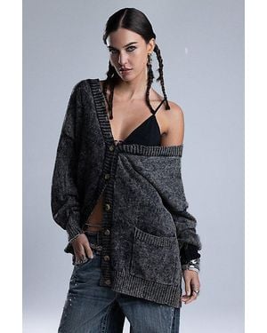 Miss Me Alora Cardigan - Gray
