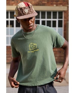Urban Outfitters Uo Big Cheese Graphic Tee - Green
