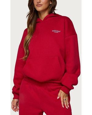 Edikted Los Angeles Hoodie - Red