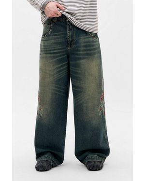 BDG Neo Skate Red Scorpion Jeans - Green