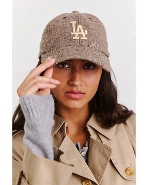 Mitchell & Ness Mlb Los Angeles Dodgers Tweed Dad Hat - Brown