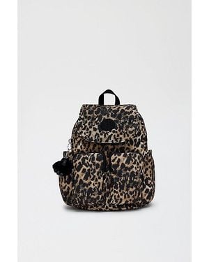 Kipling City Pocket Printed Cargo Backpack - Black