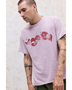 Urban Outfitters Uo Pink Strawberry T-shirt