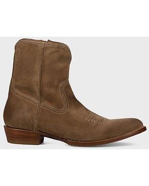 Frye Austin Inside Zip Boots - Brown