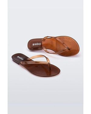 Melissa Harmonic Jelly Flip Flop Sandal - Brown