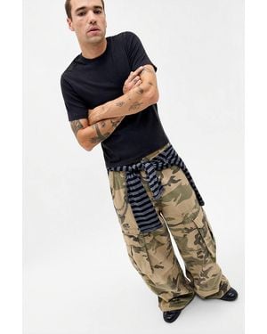 Jaded London Camo Carpenter Cargo Trousers 28 At Urban Outfitters - Blue