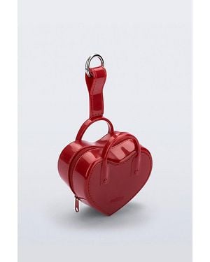 Melissa Heartbeat Pocket Keychain - Red