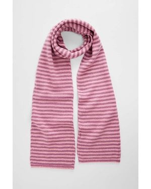 Urban Outfitters Uo Courtney Stripe Skinny Scarf - Pink