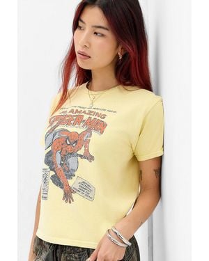 Urban Outfitters Uo Spiderman Relaxed T-shirt - Natural