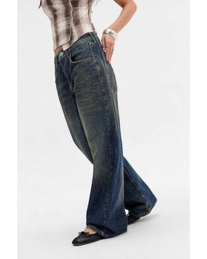 BDG Jaya Baggy Jeans 27w 32l At Urban Outfitters - Blue