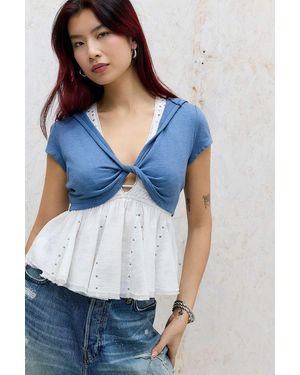 Out From Under Blue Spring Breakers Hooded Top