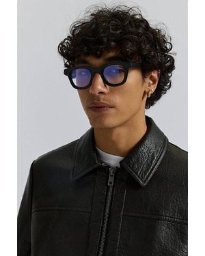 Urban Outfitters Dimitri Square Light Glasses - Black
