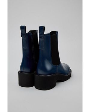 Camper Milah Leather Chelsea Boot - Blue