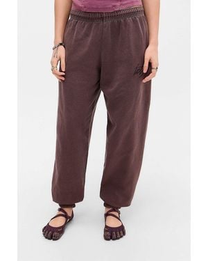 iets frans... Coffee Cuffed Joggers - Red