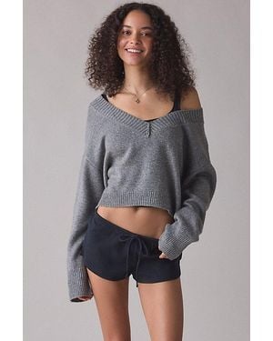 Out From Under All About Me Day Sleep Shorties - Gray