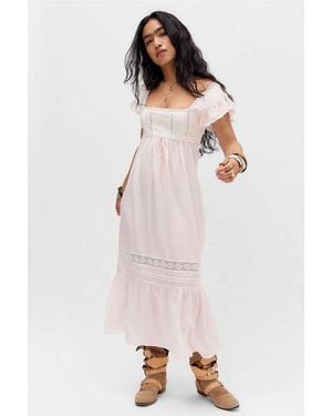 Kimchi Blue Aurelia Midi Nightie - Pink