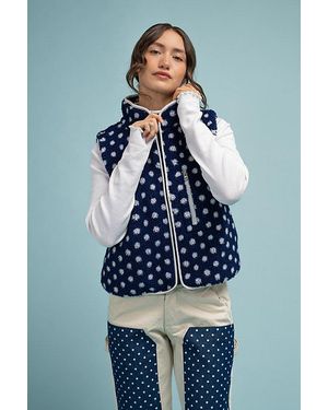 Midnight Lunch Montana Vest Jacket - Blue