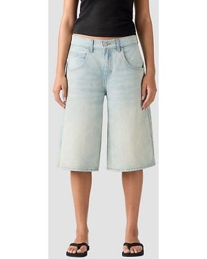 Levi's Super Baggy Mid-Rise Jorts - Blue