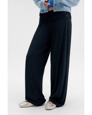 Out From Under Ruched Side Lounge Trousers - Blue