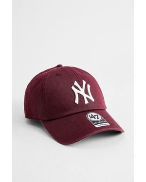 '47 Ny Yankees Clean Up Cap - Red