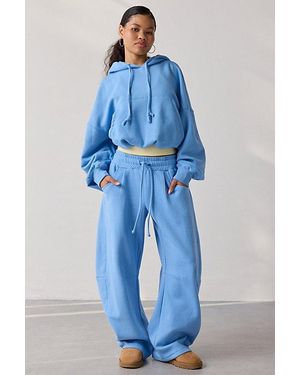 Out From Under Essential Barrel Leg Full Length Sweatpants - Blue