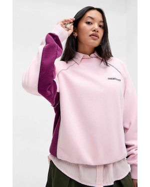 iets frans... Pink Harri Panelled Sweatshirt